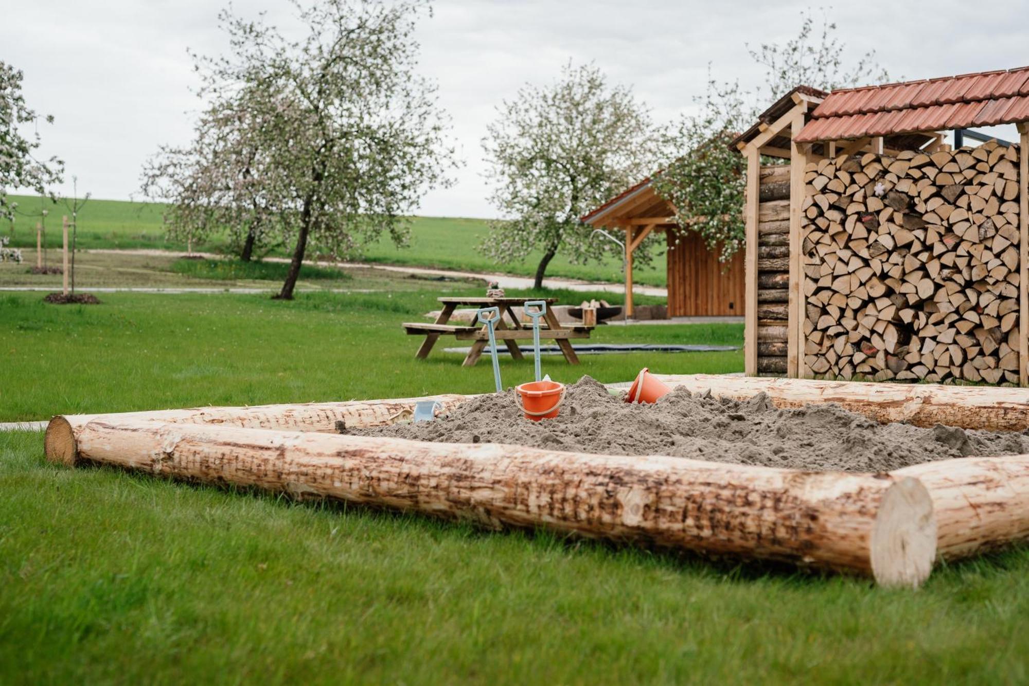 Apartament Raschbrunnenhof - Oekolandbau & Erholung Haunsheim Zewnętrze zdjęcie